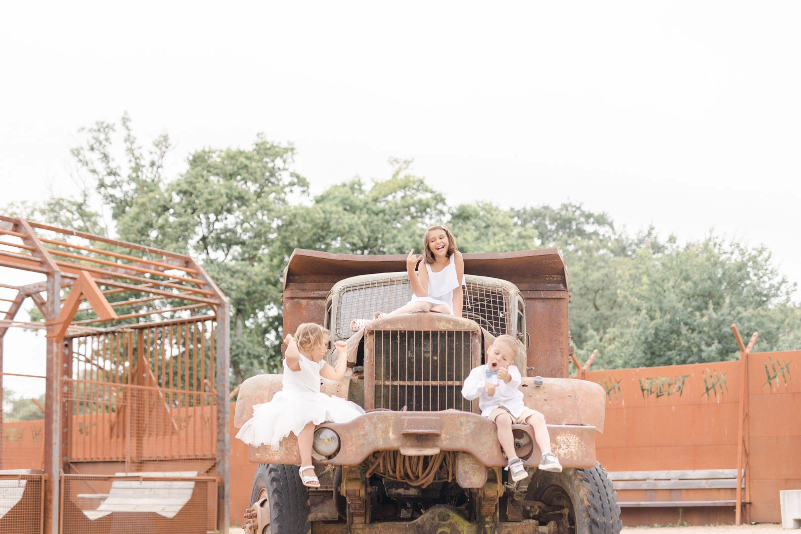 robe bonheur amour famille gris